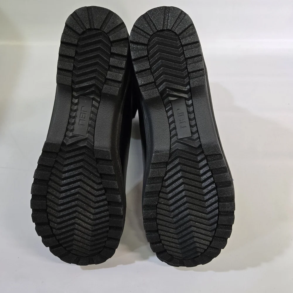 JBU Jambu Northgate Waterproof Winter Boots Black 10 Faux Fur Traction Comfort
